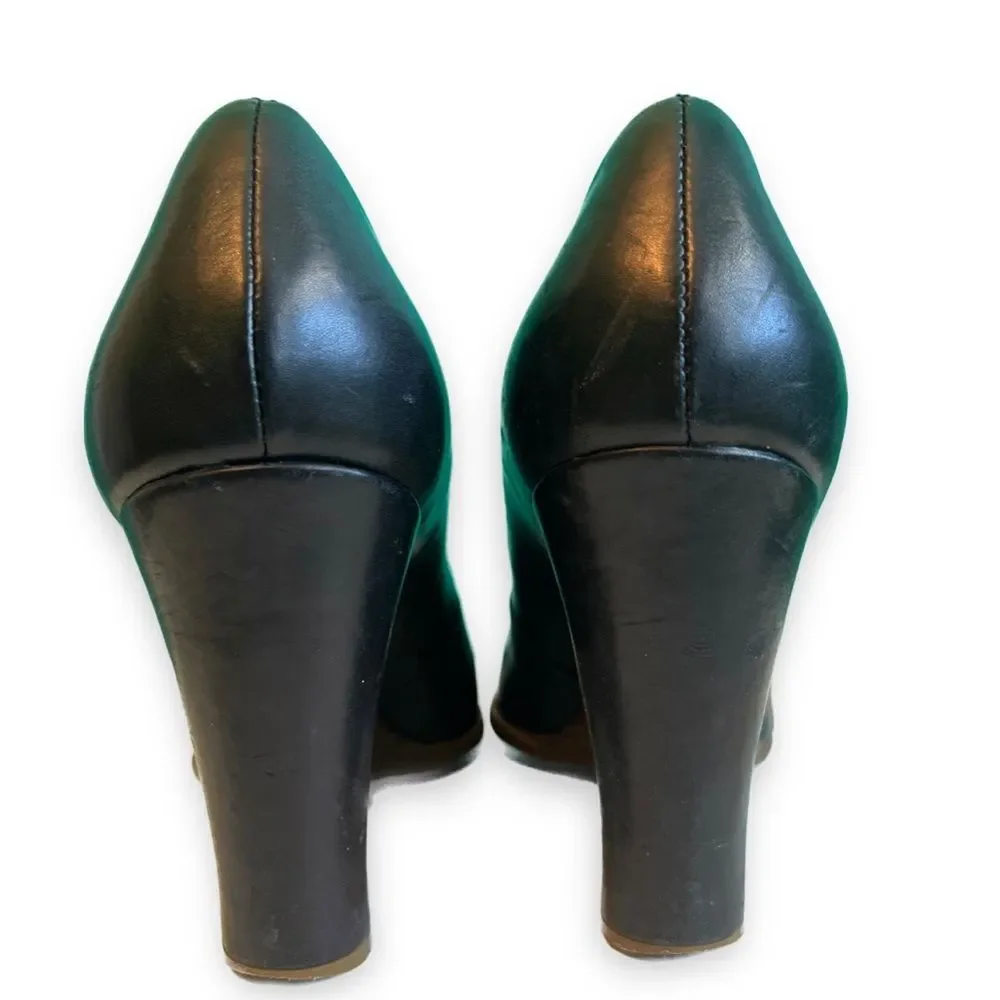 Donald J. Pliner Wedges | Donald J. Pliner Sport-I-Que| Heather Black Heels| 8.5